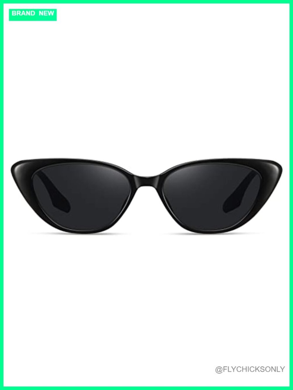 Small Narrow Cat Eye Sunglasses UV400 90s Retro
